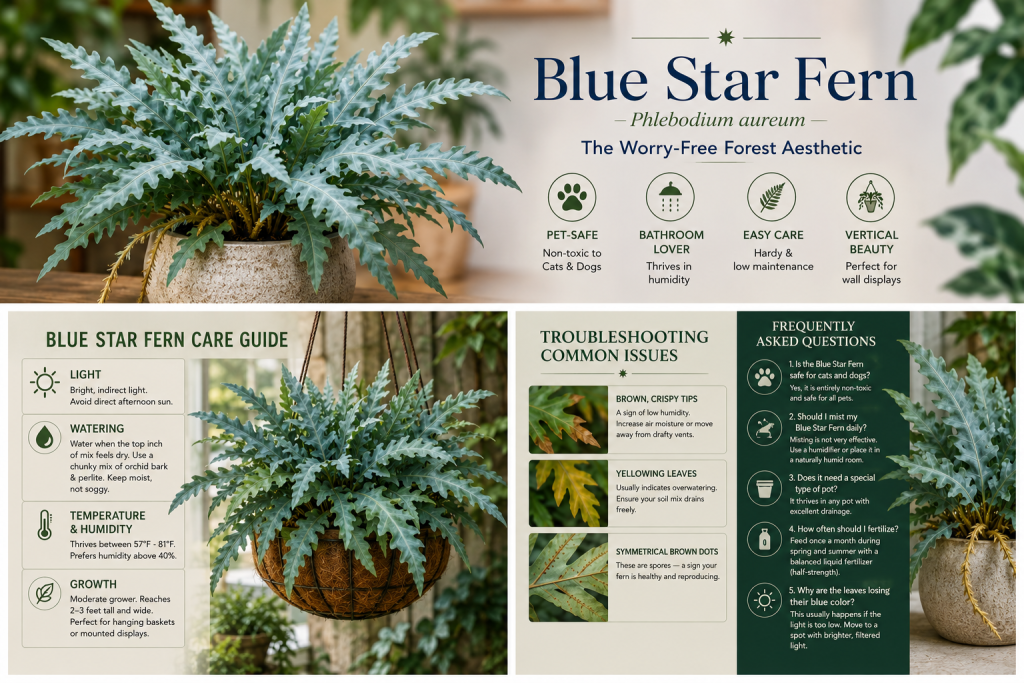Blue Star Fern