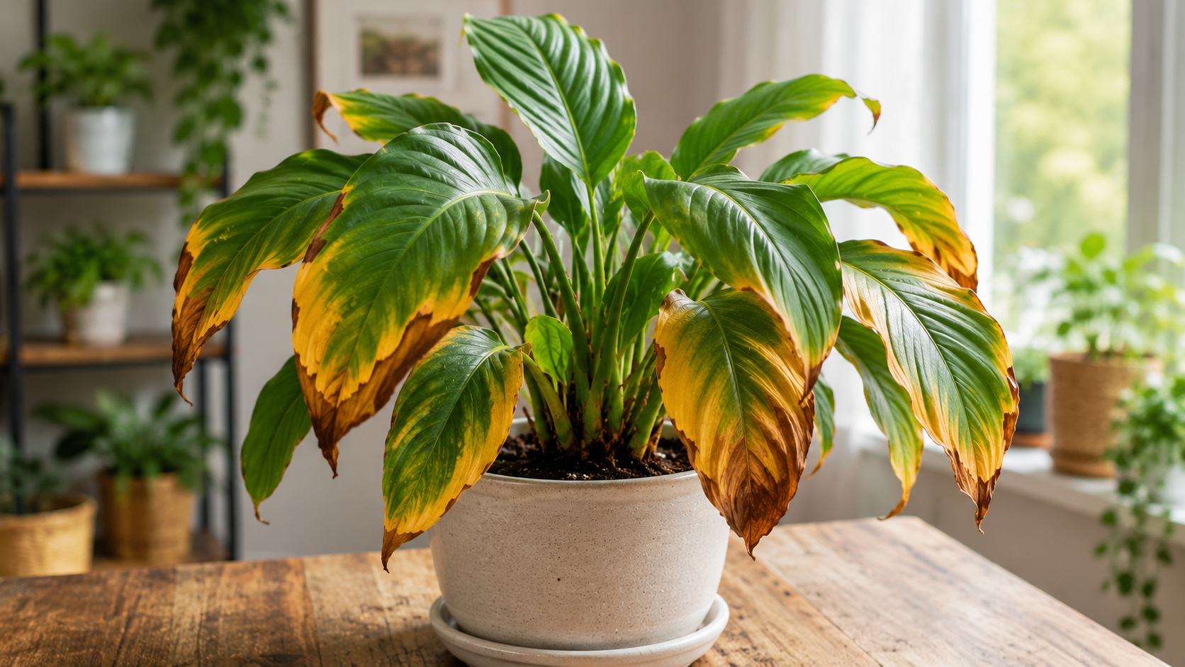 Why Are My Indoor Plant Leaves Turning Yellow and Brown: 7 Easy Fixes
