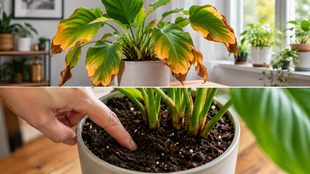 Why Are My Indoor Plant Leaves Turning Yellow and Brown: 7 Easy Fixes
