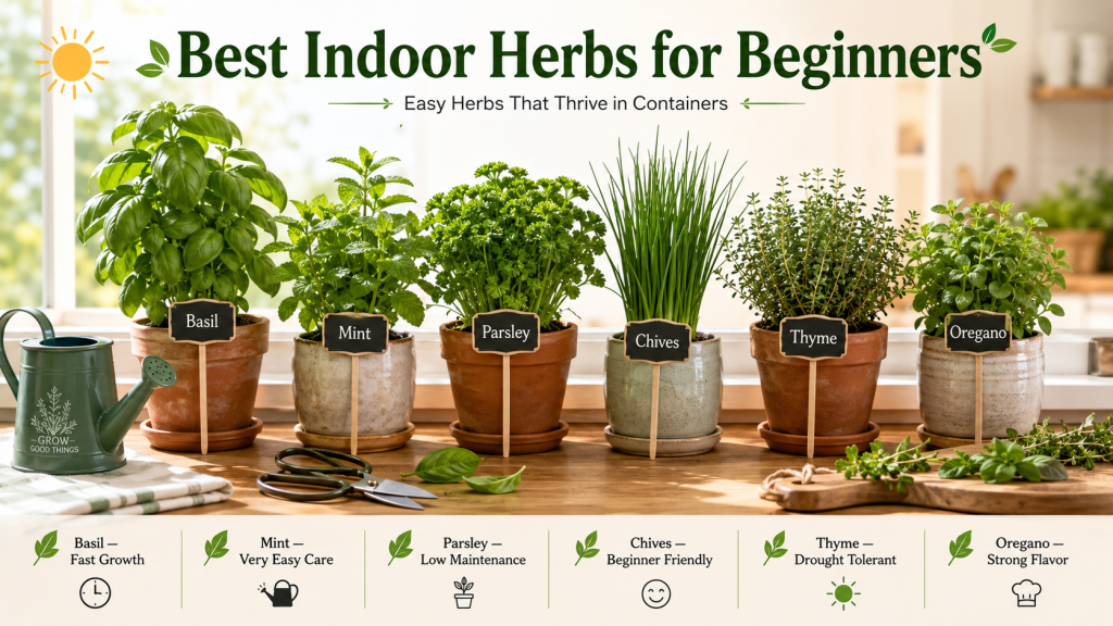 Best Herbs to Grow Indoors