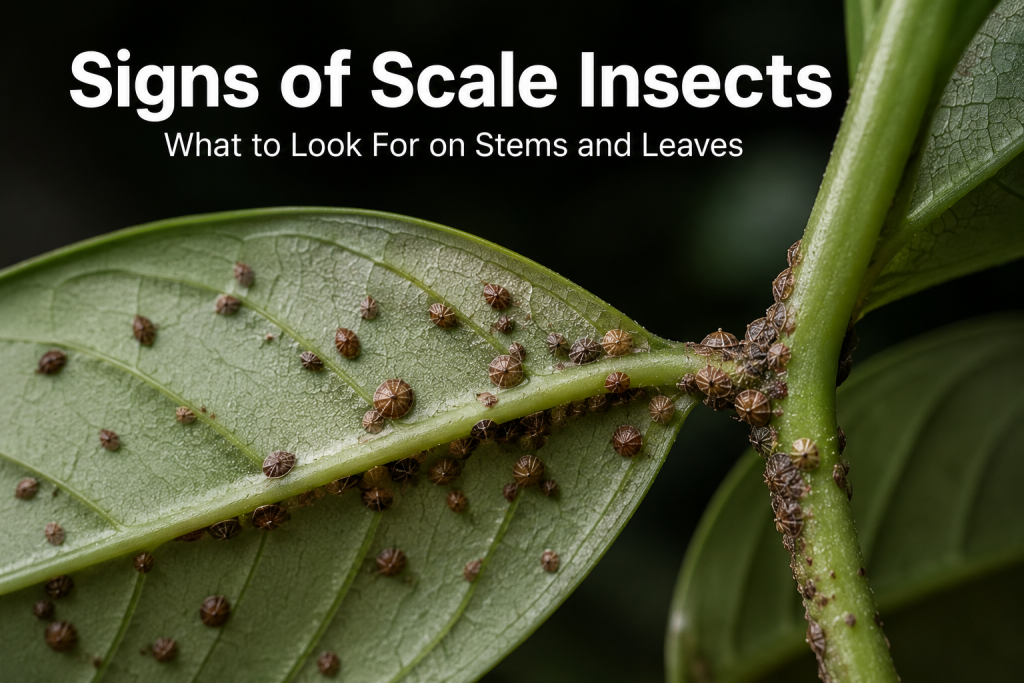 Scale Infestation on Plants