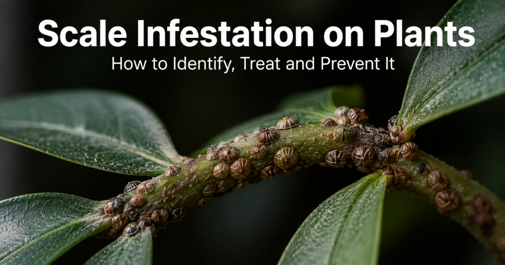 Scale Infestation on Plants